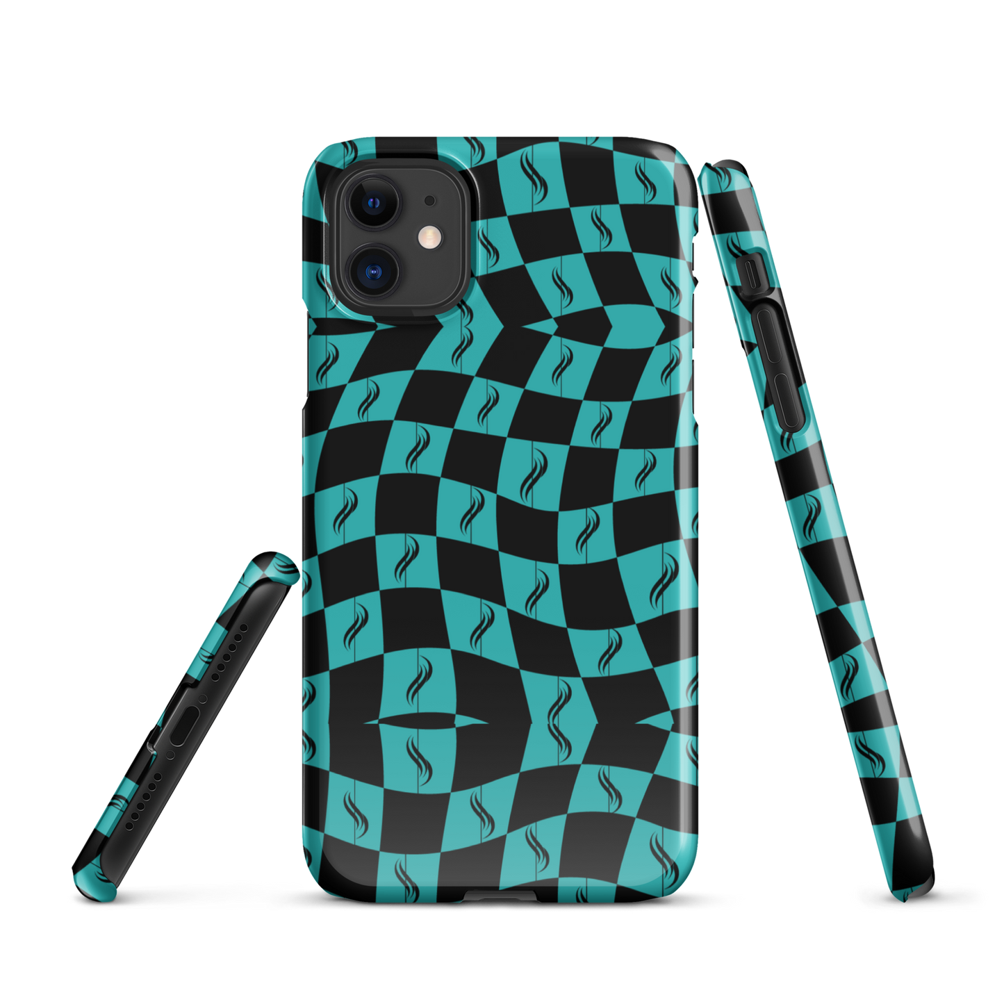 Seafoam Wavy Icon Iphone Case