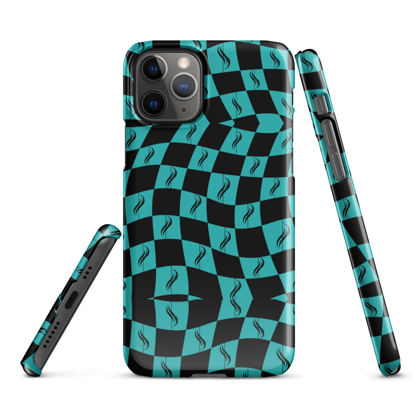 Seafoam Wavy Icon Iphone Case