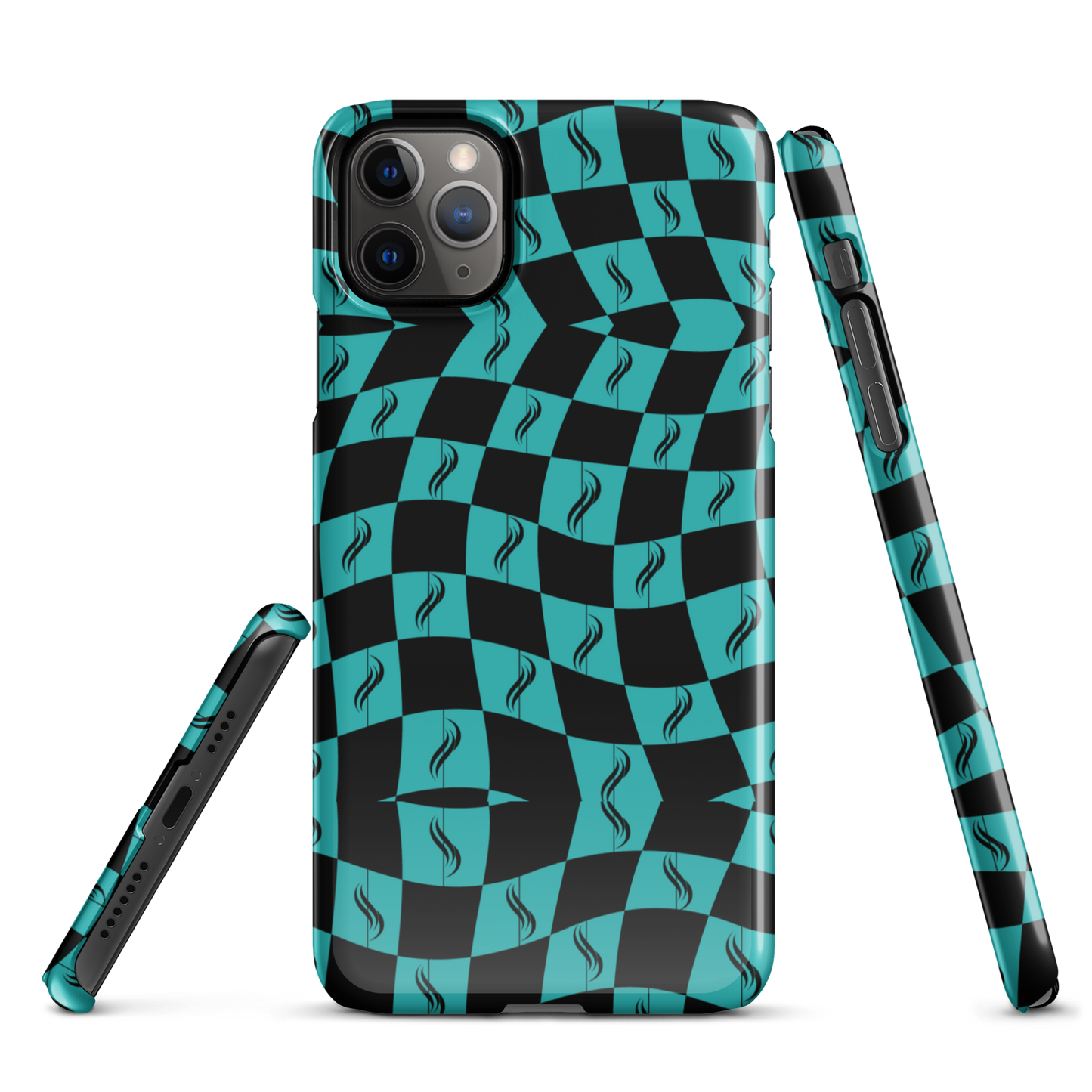 Seafoam Wavy Icon Iphone Case