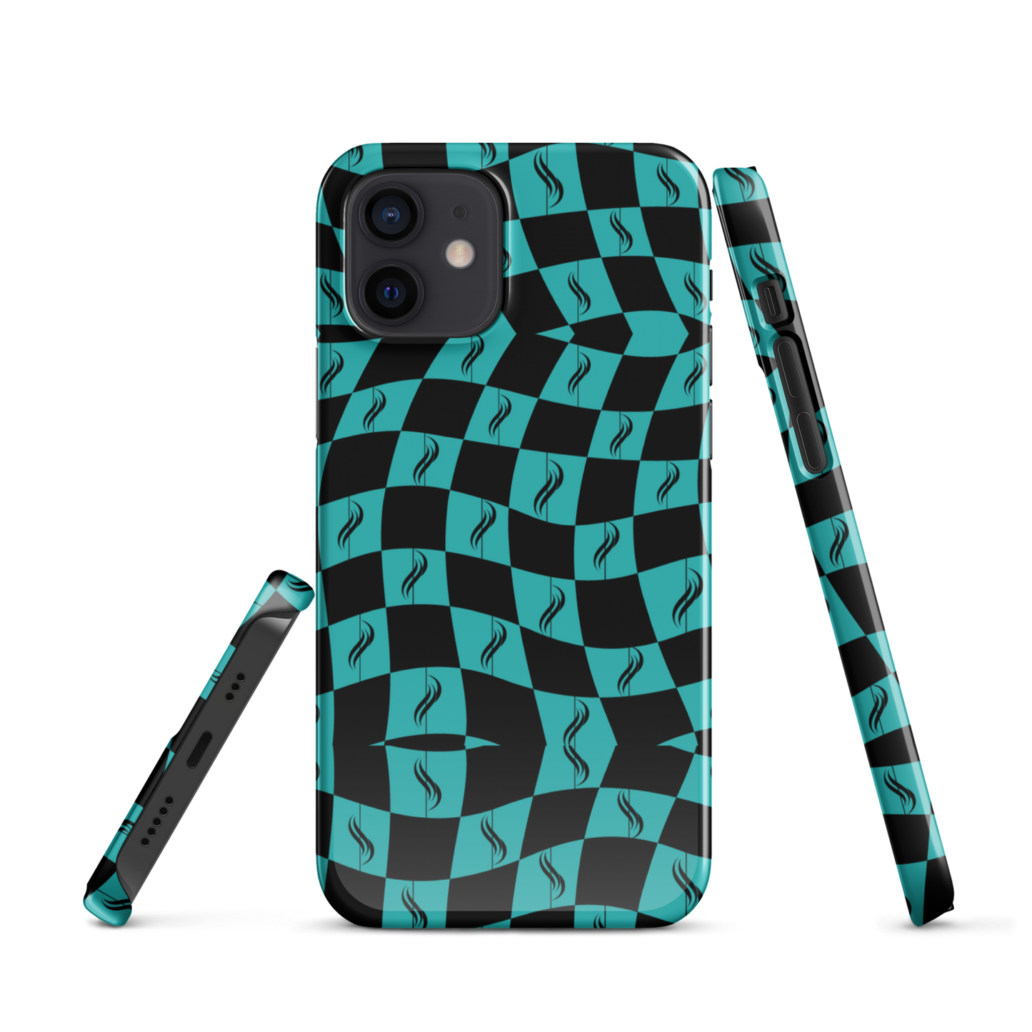 Seafoam Wavy Icon Iphone Case