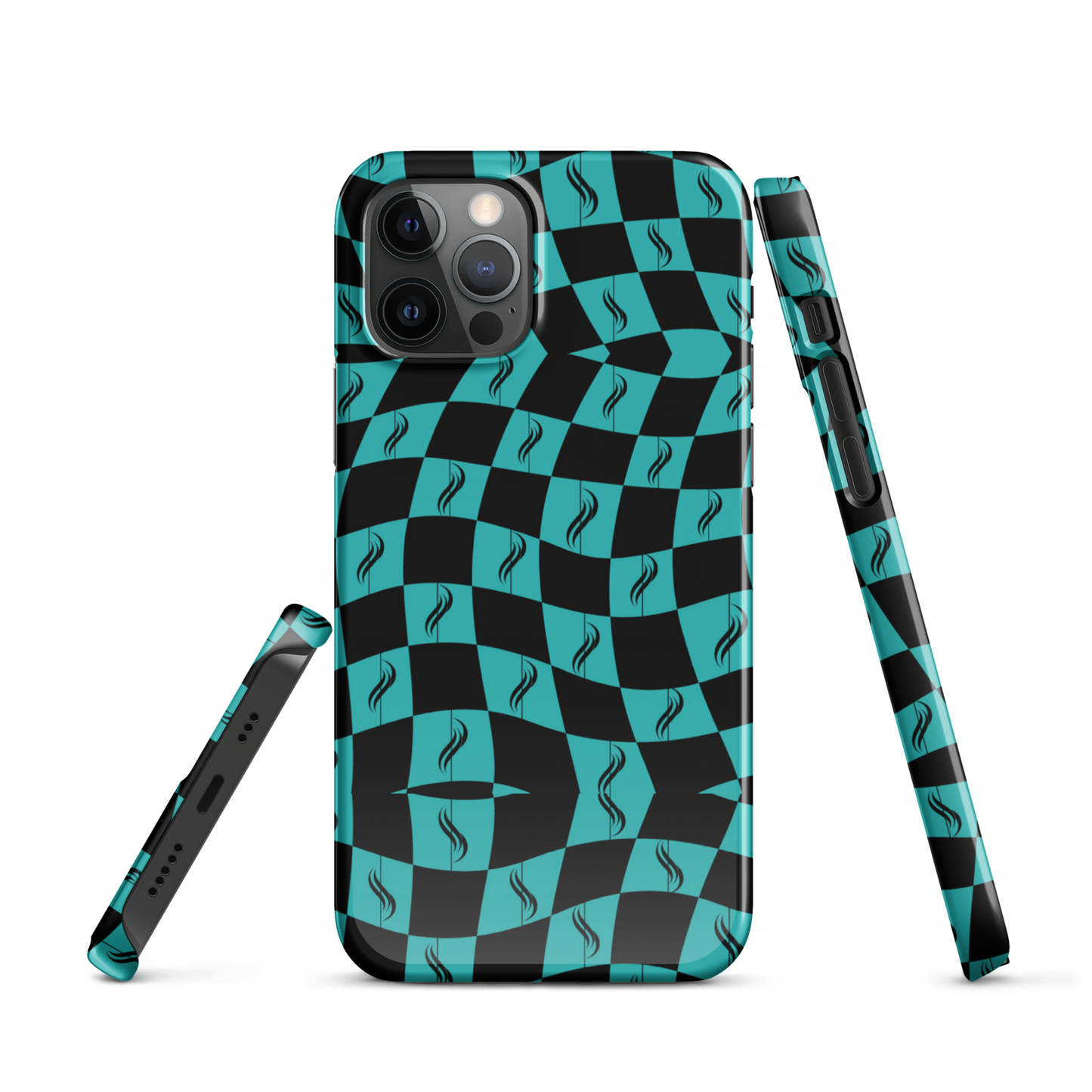 Seafoam Wavy Icon Iphone Case