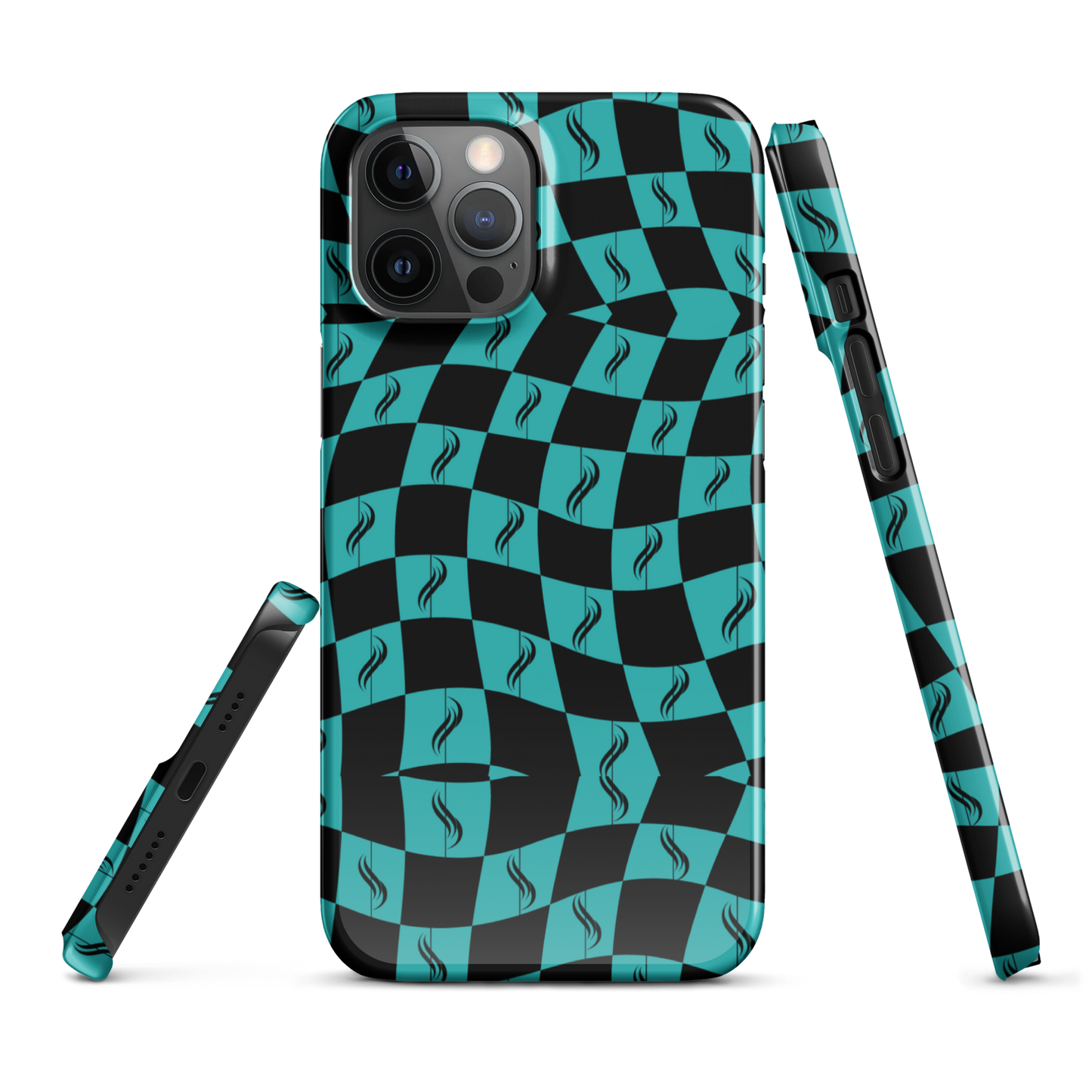 Seafoam Wavy Icon Iphone Case
