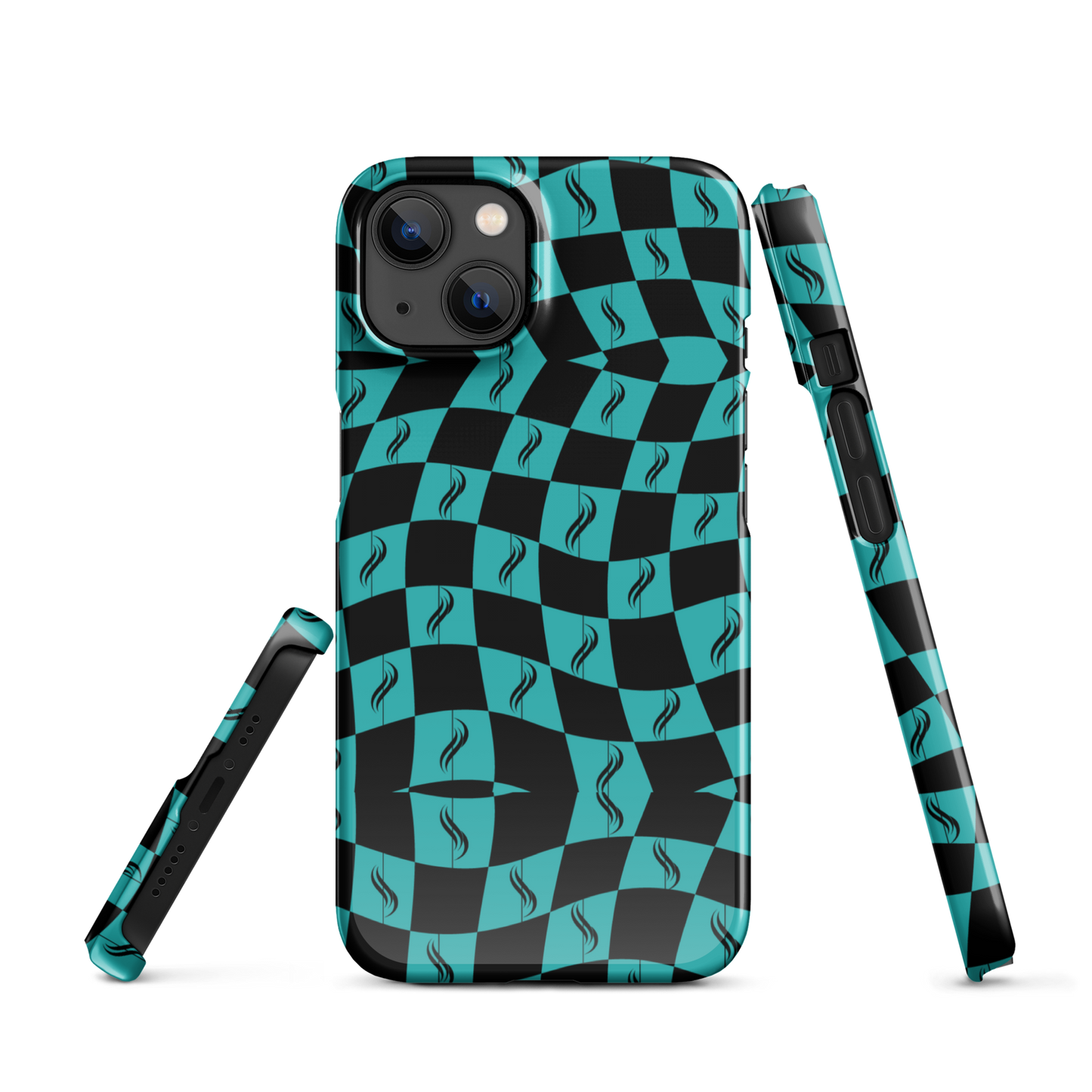 Seafoam Wavy Icon Iphone Case