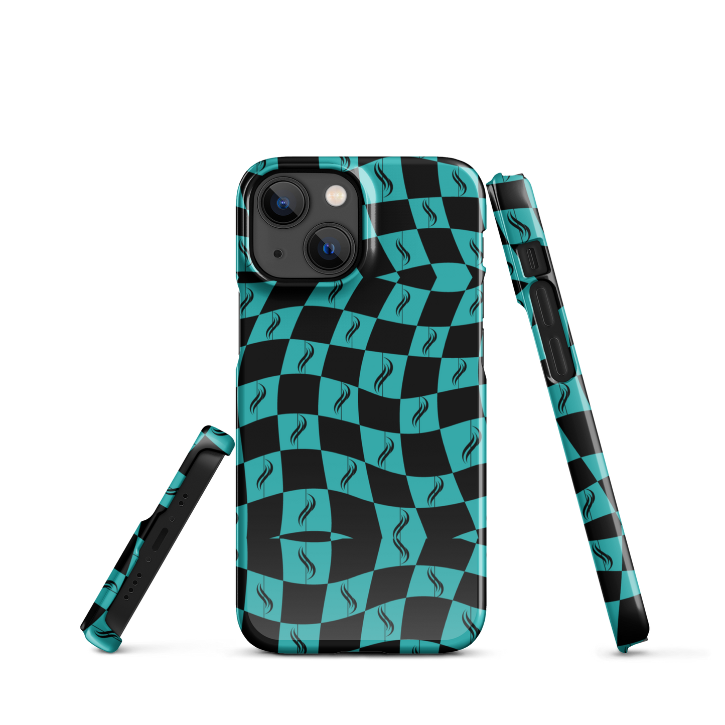 Seafoam Wavy Icon Iphone Case