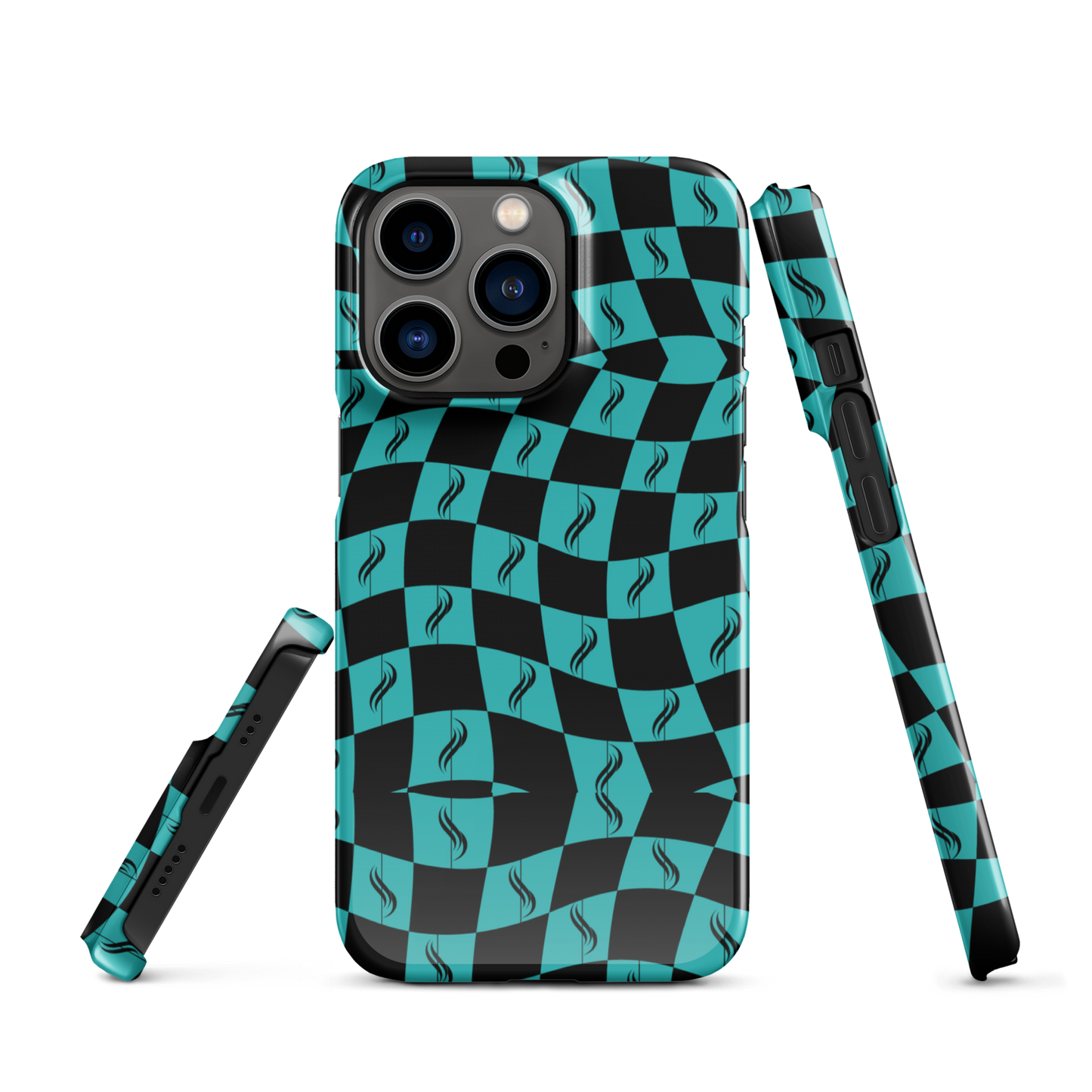 Seafoam Wavy Icon Iphone Case