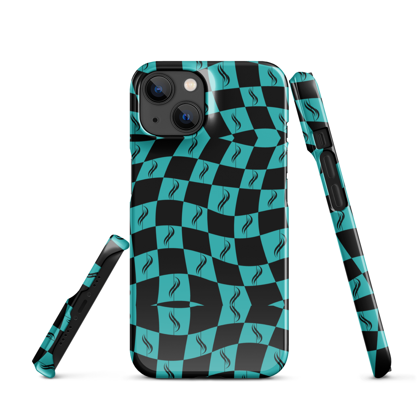 Seafoam Wavy Icon Iphone Case
