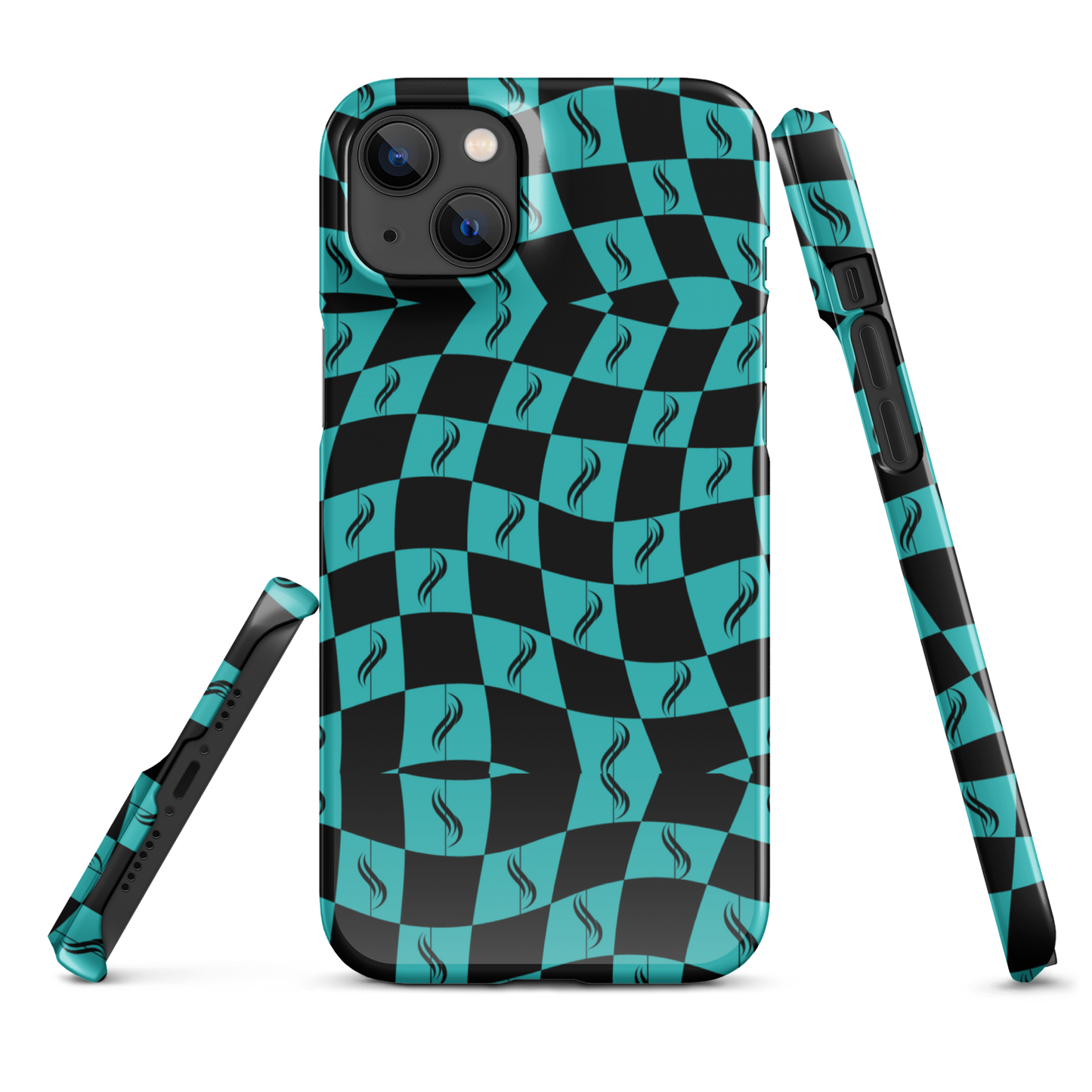 Seafoam Wavy Icon Iphone Case