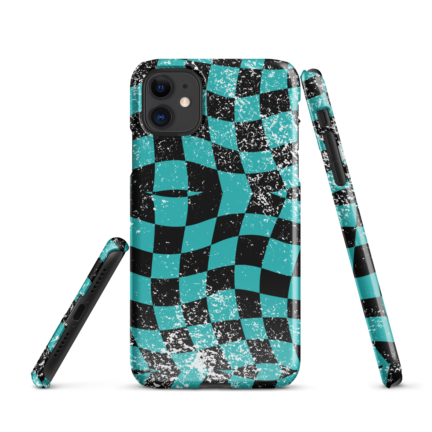 Splatter Seafoam Wavy Icon Iphone Case