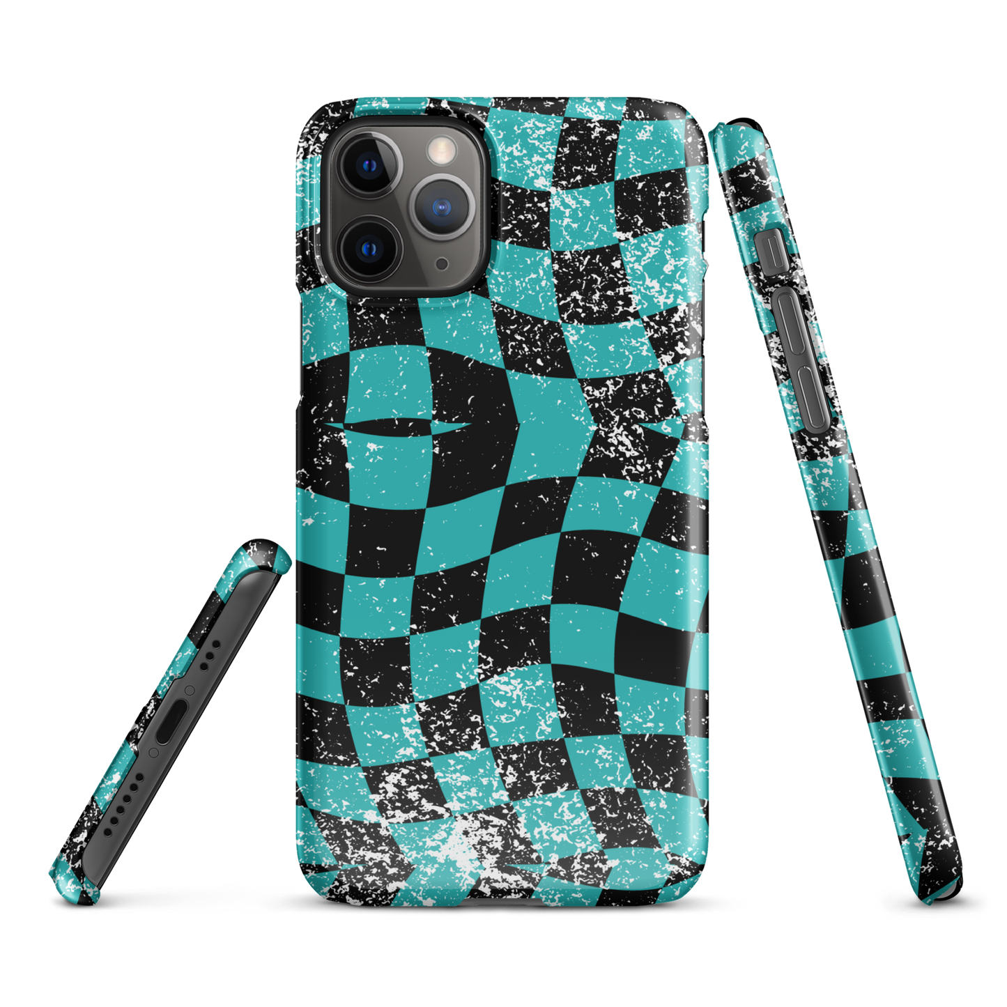 Splatter Seafoam Wavy Icon Iphone Case