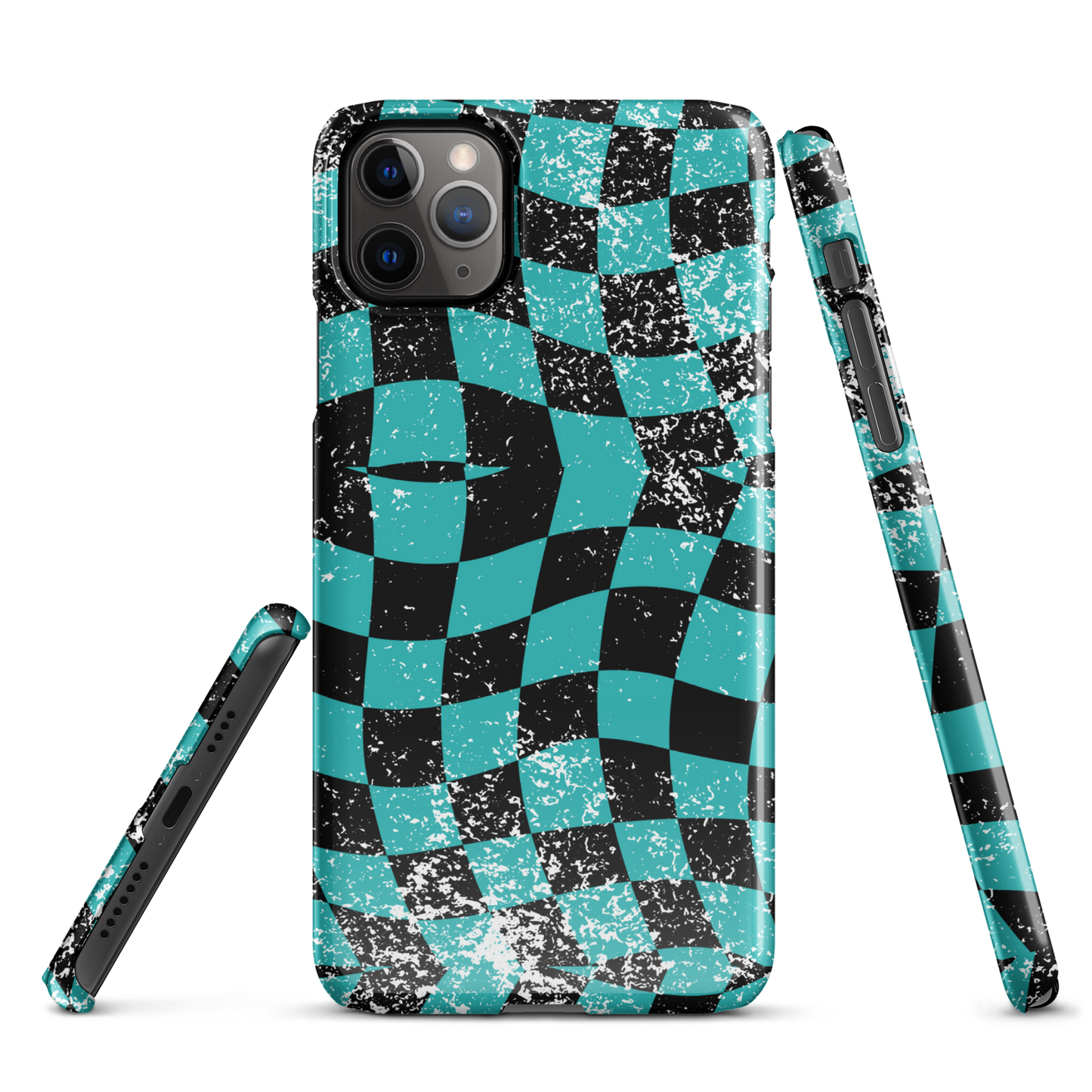 Splatter Seafoam Wavy Icon Iphone Case