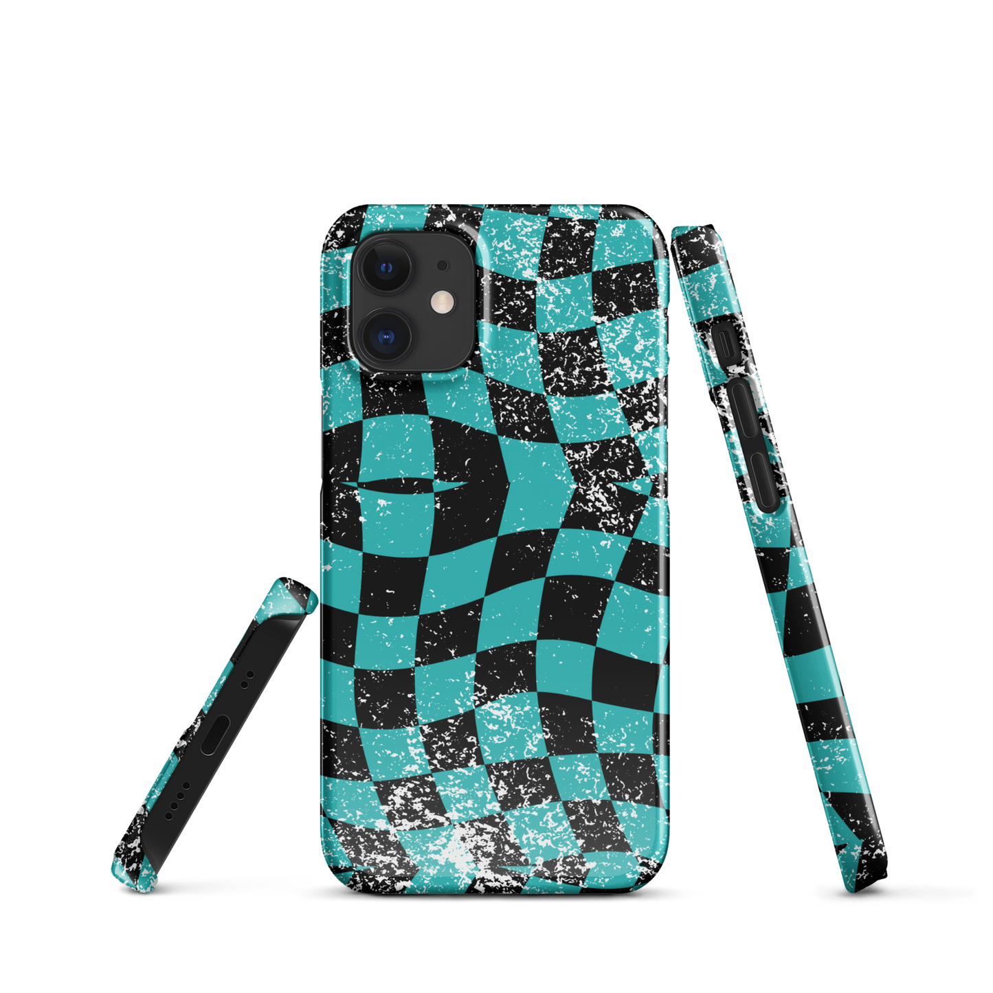 Splatter Seafoam Wavy Icon Iphone Case