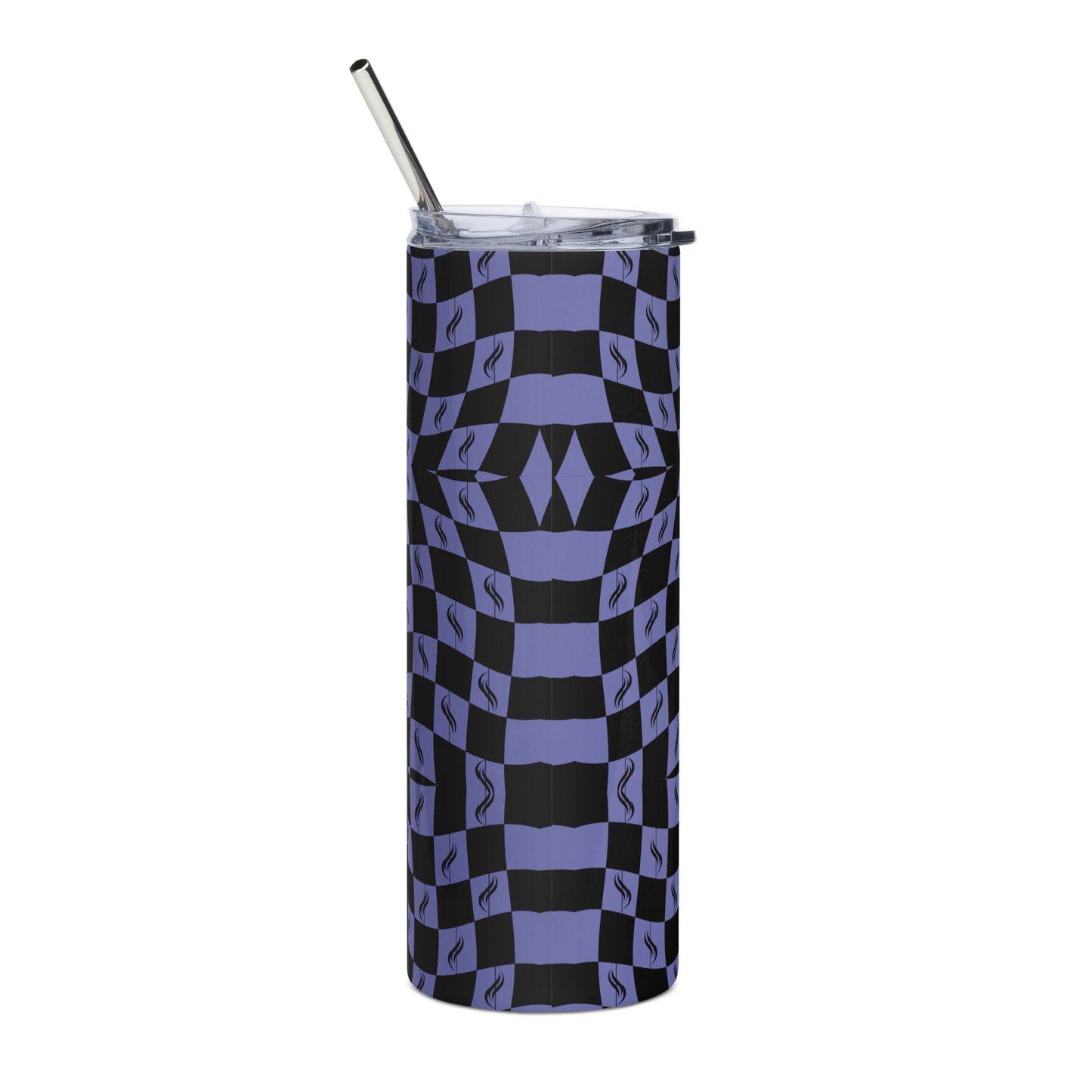 Purple Icon Mirror Tumbler