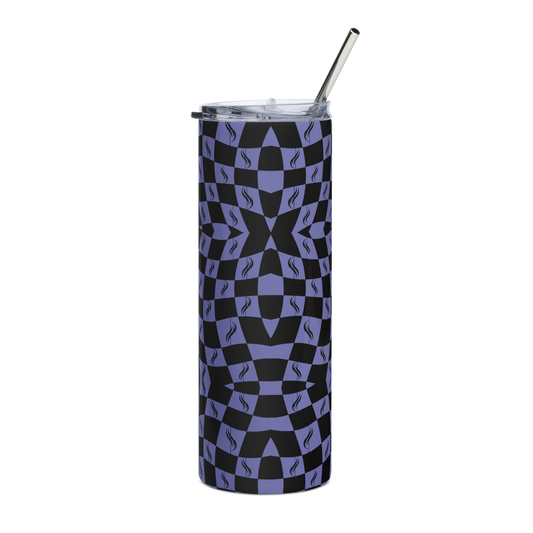 Purple Icon Mirror Tumbler